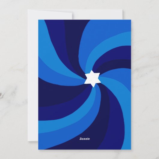 ダビッモダンドハッピーハヌカーの旋回スターカスタム シーズンカード (裏面)