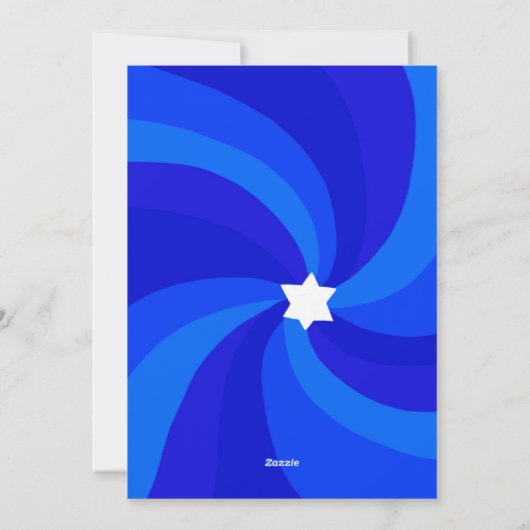 ダビッモダンドハッピーハヌカーの旋回スターカスタム シーズンカード (裏面)