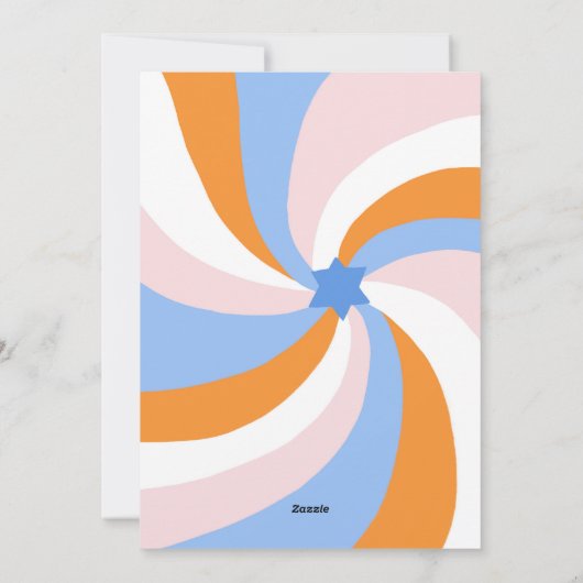 ダビッモダンドハッピーハヌカーの旋回スターカスタム シーズンカード (裏面)