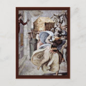 ダビデが聖櫃の前で踊る (聖櫃) ポストカード (正面)