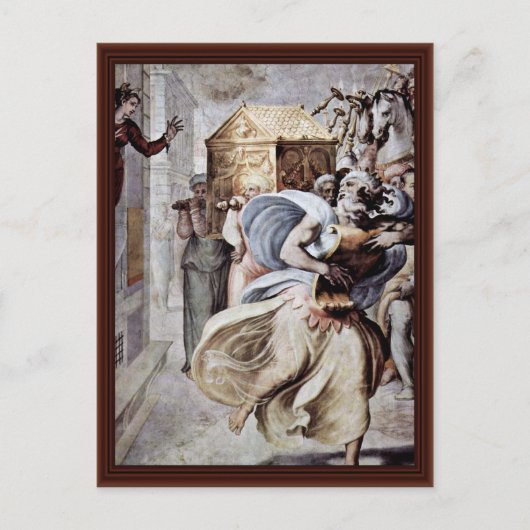 ダビデが聖櫃の前で踊る (聖櫃) ポストカード (正面)