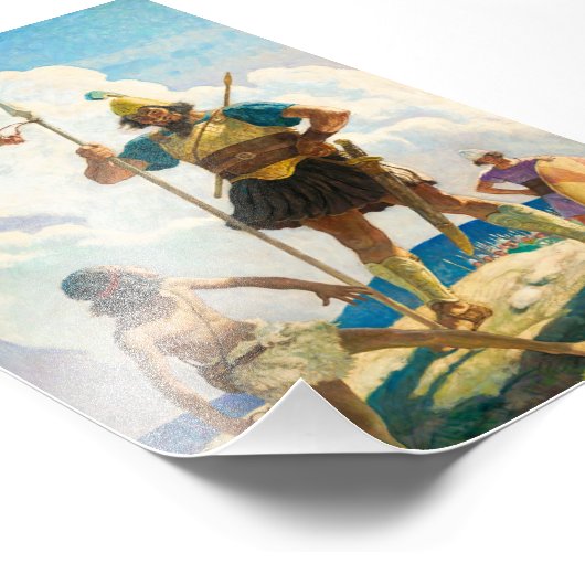 ダビデとゴリアスバイネウェルコンバーズワイエス フォトプリント            (角)