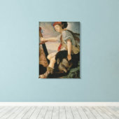 ダビデとゴリアテの頭 キャンバスプリント (インサイチュ (ウッドフロア))