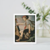 ダビデとゴリアテの頭 ポストカード (スタンド正面)