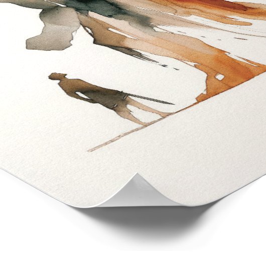 ダビデとゴリアテ、デジタルプリント、絵を描イエス様。 ポスター (角)