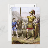 ダビデとゴリアテ ポストカード (正面/裏面)