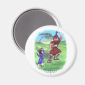 ダビデとゴリアテ マグネット (正面/裏面)