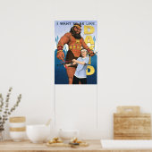 ダビデとゴリアテ – 少年 ポスター (キッチン)