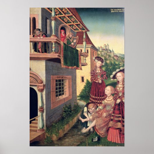 ダビデとバシバ， 1528 ポスター (正面)