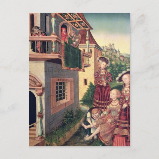 ダビデとバシバ， 1528 ポストカード (正面)