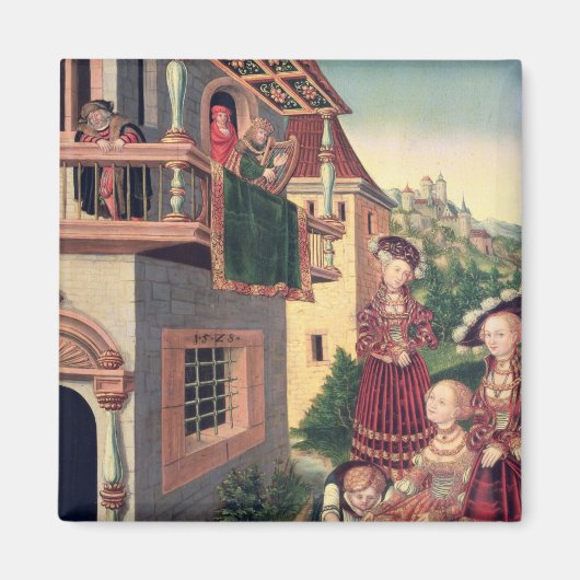 ダビデとバシバ, 1528 マグネット (正面)