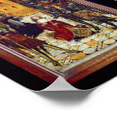 ダビデとルイ12世の戴冠式1501 ポスター (角)