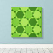 ダビデのソロモンシールスター キャンバスプリント (インサイチュ (ウッドフロア))