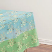 ダビデのパソバーブルーとグリーンスター テーブルクロス (インサイチュ)