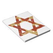 ダビデのピザスター ノートパッド (アングル)