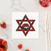 ダビデのユダヤ人のラディバグの星 スタンダードカクテルナプキン (インサイチュ)