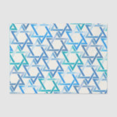 ダビデのユダヤ星贈り物ラッピングティッシュペーパー 薄葉紙 (正面)