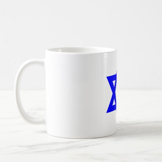 ✡︎ダビデのユダヤ星 コーヒーマグカップ (左)