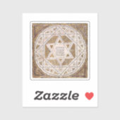 ダビデの中世の星 シール (シート)