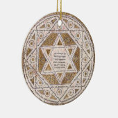 ダビデの中世の星 セラミックオーナメント (右)