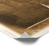 ダビデの塔 – エルサレム ポスター (角)