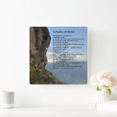 ダビデの壁時計の詩篇 スクエア壁時計 (ホーム)