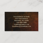 ダビデの家の鍵 イザヤ22:22 聖書の言葉 名刺 (裏面)