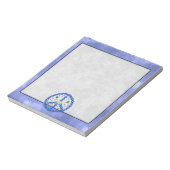 ダビデの平和スター ノートパッド (回転)