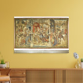 ダビデの息子アムノンとアブサロムは互いに戦争を宣言する キャンバスプリント (インサイチュ (リビング))