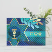 ダビデの星とキデュッシュカップ　ペサハ・セデル 招待状 (スタンド正面)