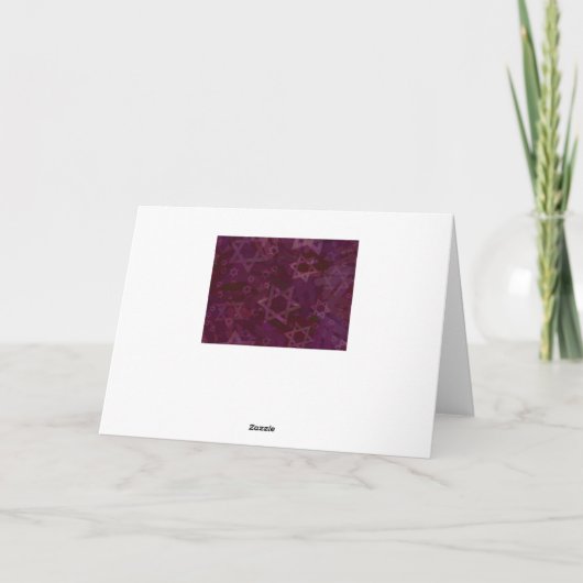 ダビデの星 カード (裏面)