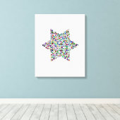 ダビデの星 キャンバスプリント (インサイチュ (ウッドフロア))