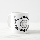 ダビデの星 –  コーヒーマグカップ (正面左)