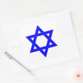 ダビデの星 スクエアシール (封筒)