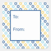 ダビデの星 スクエアシール (正面)