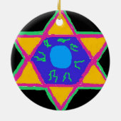 ダビデの星 セラミックオーナメント (裏面)