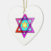 ダビデの星 セラミックオーナメント (左)