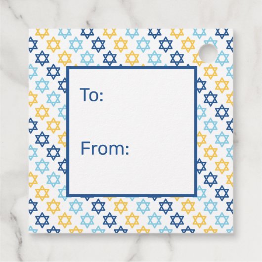 ダビデの星 フェイバータグ (裏面)