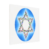 ダビデの星 メタルプリント (アングル)