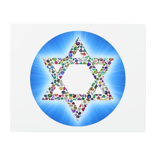 ダビデの星 メタルプリント (正面)