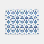 ダビデの星，ユダヤ人，イスラエル，   フリースブランケット (正面(横))