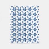 ダビデの星，ユダヤ人，イスラエル，   フリースブランケット (正面)