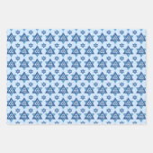 ダビデの星，ユダヤ人，イスラエル，マゲン・ダビデの星， ラッピングペーパーシート (正面)