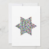 ダビデの星 招待状 (裏面)