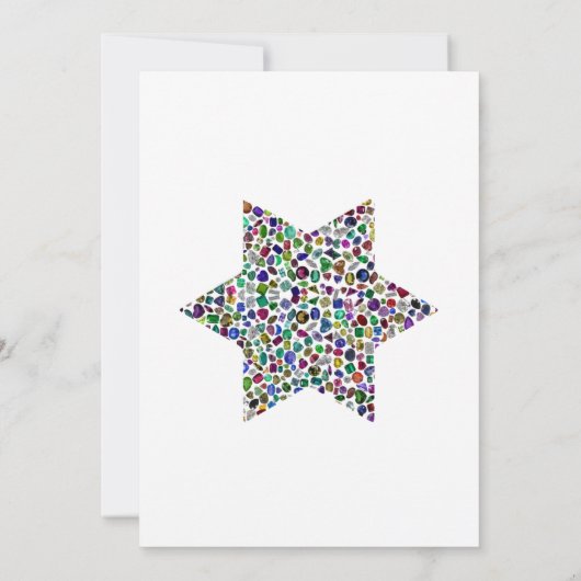 ダビデの星 招待状 (裏面)