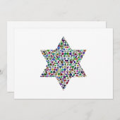 ダビデの星 招待状 (正面/裏面)