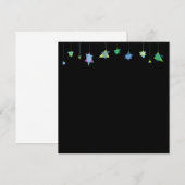 ダビデの星 招待状 男の子/女の子の成人儀礼 ユダヤ教 (正面/裏面)