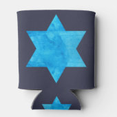 ダビデの水彩青い星 缶クーラー (裏面)