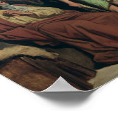 ダビデの注釈Saul, 1842 ポスター (角)