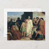 ダビデの注釈Saul, 1842 ポストカード (正面/裏面)